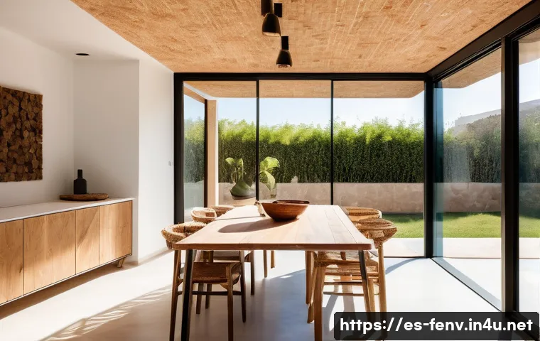 환경 친화적인 건축 - **Sustainable Mediterranean Family Home with Bioclimatic Design.**
    A vibrant, sun-drenched inter...